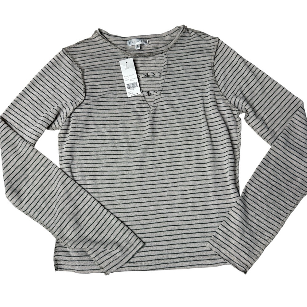 The Buckle Fitz + Eddie shirt Henley stripes